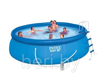 28168 INTEX Надувной бассейн Easy Set Pool 457х122 см c лестницей