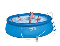 28168 INTEX Надувной бассейн Easy Set Pool 457х122 см c лестницей