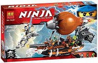 Конструктор Bela Ninja 10448 (аналог Lego Ninjago 70603) "Пиратский Дирижабль" 294 дет