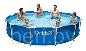 28210 INTEX Каркасный бассейн Intex Metal Frame Pool Set 366 x 76