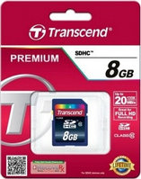 Карта памяти SDHC 8GB Transcend (Class 10)