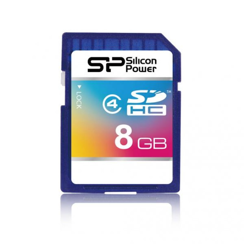 Карта памяти SDHC 8GB Silicon Power (Class 4) - фото 2 - id-p40912361