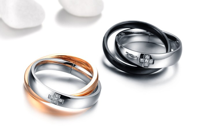 Парные кольца для влюбленных "Неразлучная пара 122" - фото 4 - id-p33182349
