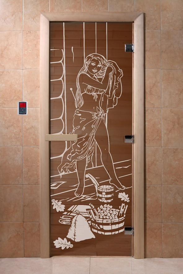 Двери DoorWood с рис «Дженифер» (бронза)