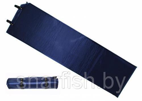 Коврик самонадувающийся TRAVEL, 185х60х2,5см, чехол, ремкомплект, цвет синий