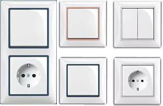 ABB Basic 55 Розетка двойная аудио Белый - фото 2 - id-p41066733