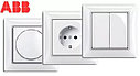 ABB Basic 55 Выключатель одноклавишный проходной (переключатель) Белый, фото 2