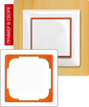 ABB Basic 55 Накладка декоративная (оранжевый)