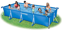 Каркасный бассейн intex прямоугольный 450*220*84см, арт. 28273