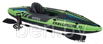 Лодка, байдарка одноместная INTEX Challenger K1 Kayak 274x76x38см , арт. 68305 - фото 1 - id-p41274132