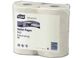 Туалетная бумага Tork Адванс (4 рул./уп.) в мини рулоне, 2-х слойная, 37,2 гр.