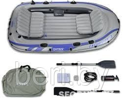 Лодка надувная INTEX Excursion 4 Set  68324. Размер 315х165х43 см. 