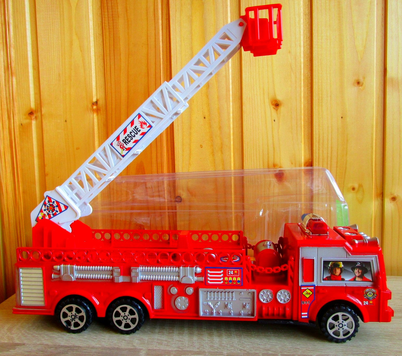 Детская пожарная машина инерцион. (33см) - фото 2 - id-p41275949