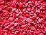 Крошка гранитная красная декоративная крашеная, мешок 20 кг, фото 2