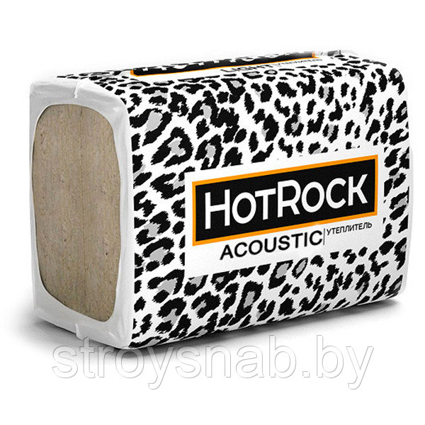 Тепло-звукоизоляция HotRock Акустик 600*1200*50 мм. Цена за уп.