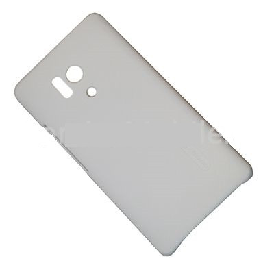 Чехол-накладка для Huawei Honor 3 (пластик) белый