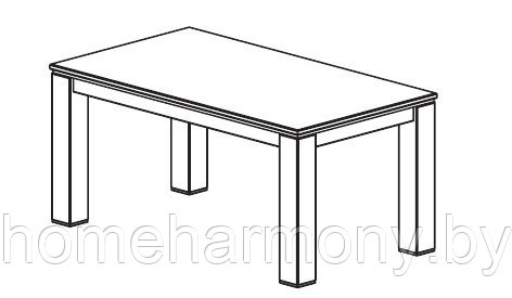 Стол обеденный (160 см) Тип 60 - фото 1 - id-p41302846