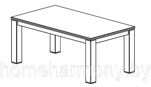 Стол обеденный (180 см) Тип 61 - фото 1 - id-p41302863