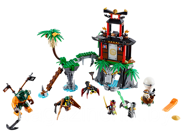 Конструктор Ниндзяго NINJAGO Остров тигриных вдов 10461, 449 дет, аналог Лего Ниндзя го (LEGO) 70604 - фото 3 - id-p41304007