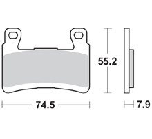 Колодки тормозные 959CM55 Braking (Италия)