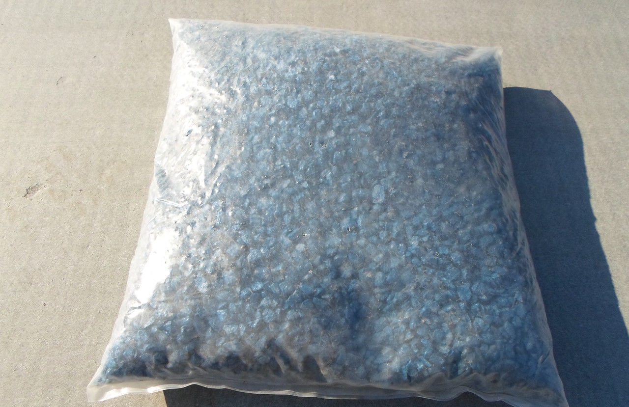 Крошка гранитная синяя декоративная крашеная, мешок 20 кг - фото 5 - id-p41692885