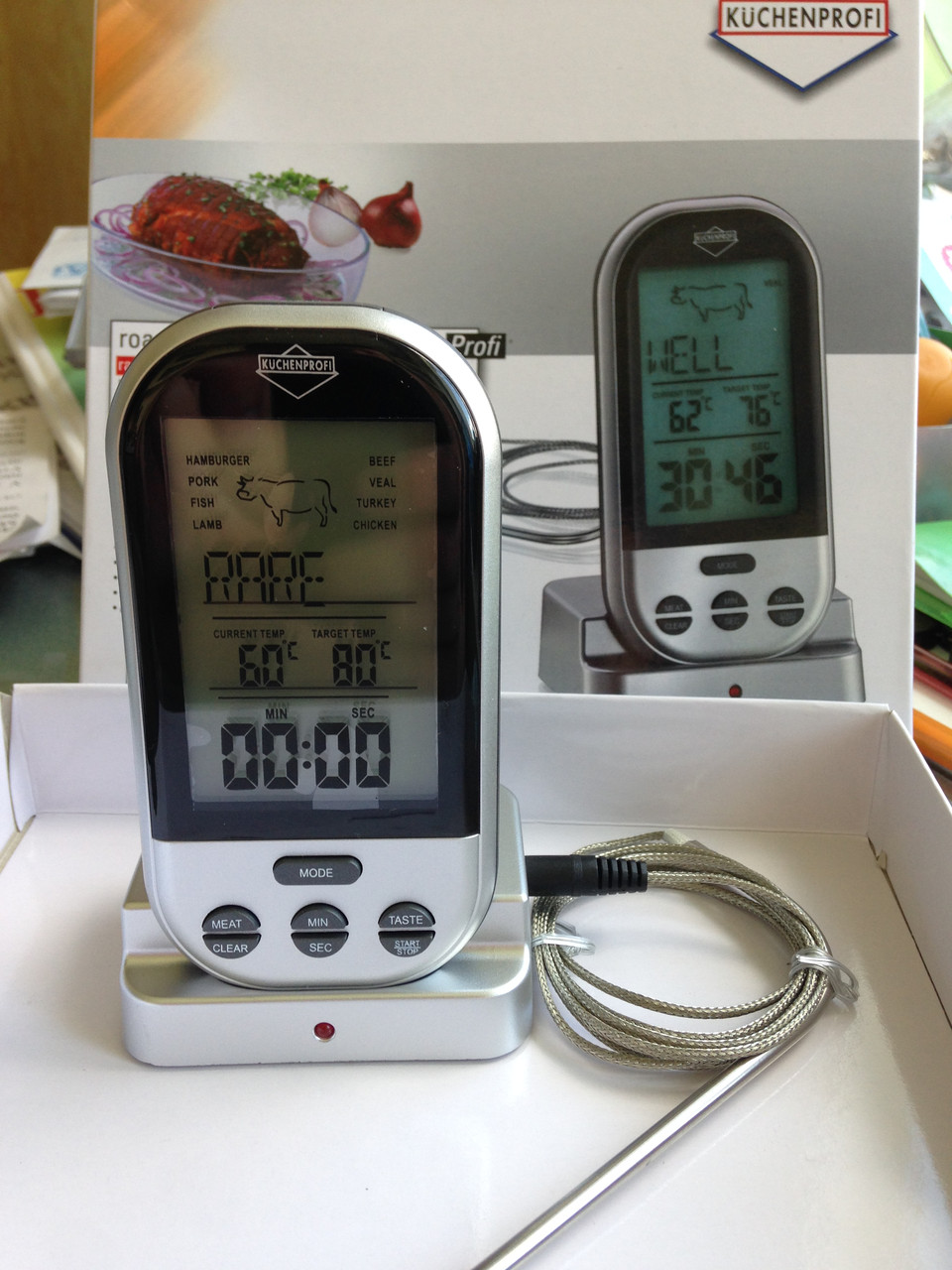 Термометр для мяса цифровой "Profi", Германия - фото 3 - id-p41693321