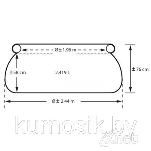 Бассейн Intex Easy Set 244 x 76 см (28110NP) - фото 3 - id-p41711280