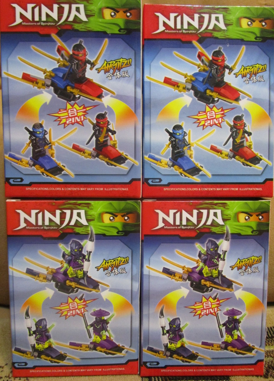 Конструктор ninja 79190 (2 в 1) минифигурки - фото 3 - id-p38164514