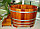 Купель для бани деревянная из ЛИСТВЕННИЦЫ овальная 78х145, фото 9