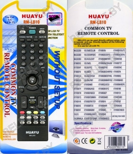 Huayu for LG RM-L810 универсальный пульт (серия HRM607) - фото 1 - id-p41750540