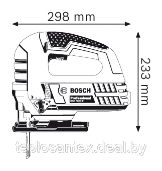 Лобзик электрический BOSCH GST 8000 E в коробке (710 Вт, пропил до 80 мм) купить в Гомеле - фото 4 - id-p41780210