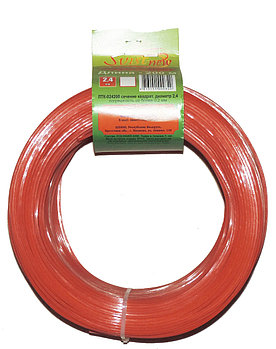 Леска для триммера 2.4мм (15м) (с сечением квадрат)