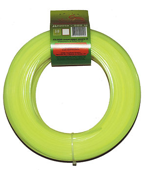 Леска для триммера 3.0мм (15м) (с сечением квадрат)