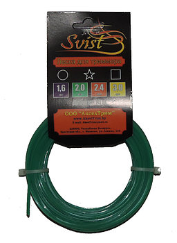 Леска для триммера 2.0мм (15м) ( сечение звезда)