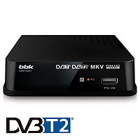 Цифровая ТВ приставка BBK SMP017HDT2 (DVB-T/DVB-T2) с функцией HD-плеера