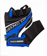 Велоперчатки Vinca sport VG 949 black/blue