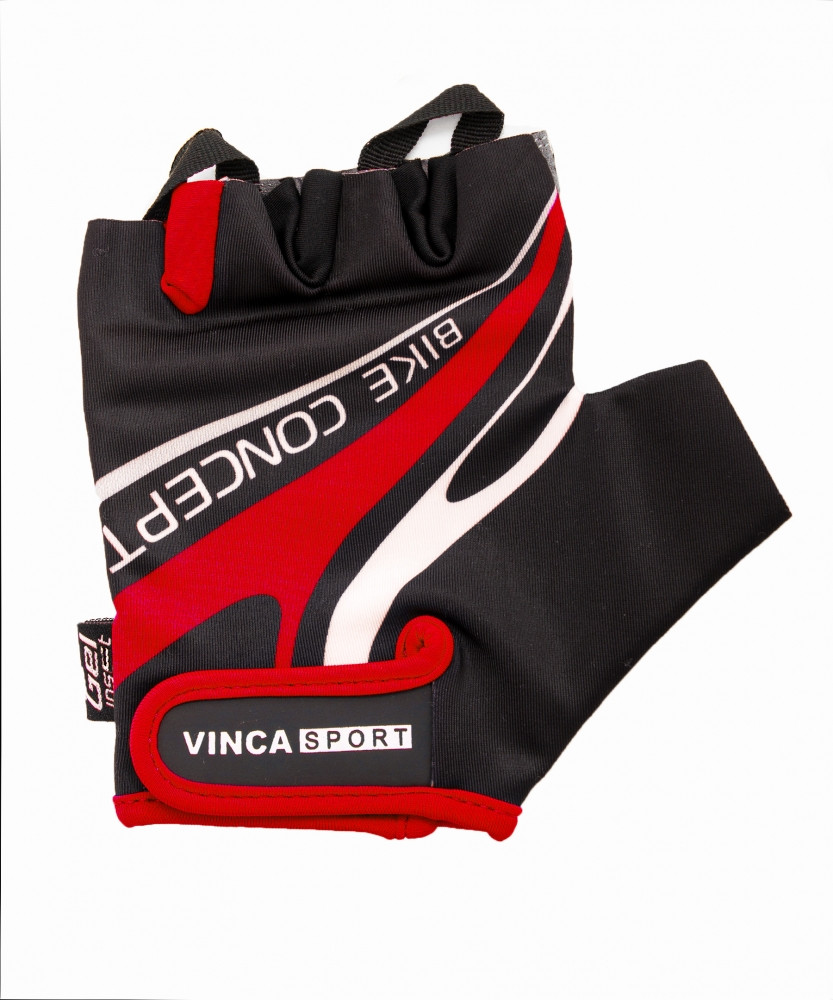 Велоперчатки Vinca sport VG 949 black/red