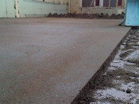 Черновая цементно-песчаная стяжка пола, фото 2