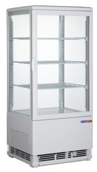 Витрина холодильная настольная COOLEQ CW-85 WHITE Белая - фото 1 - id-p9625346