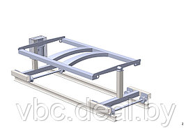 Тележка для покраски рамы тележки вагона в окрасочно-сушильной камере