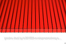 Поликарбонат 4 мм красный 2,1x6м