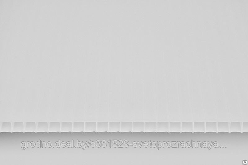 Поликарбонат 4 мм белый 2,1x6м - фото 1 - id-p42185610