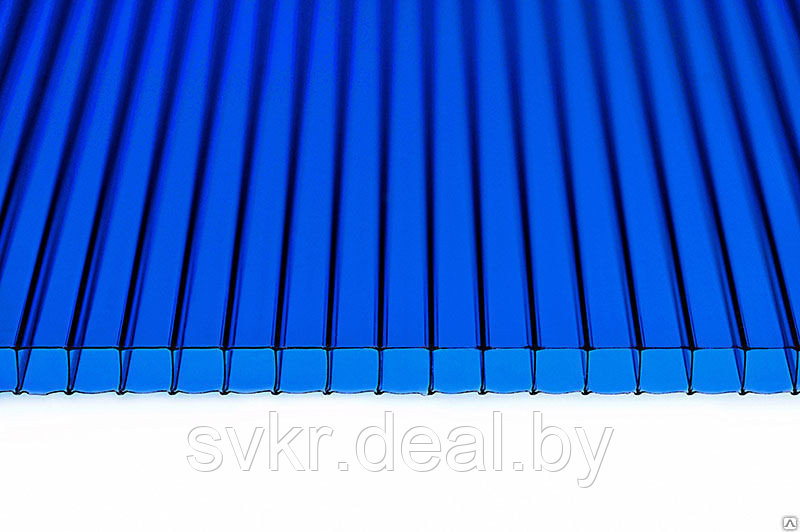 Поликарбонат 16 мм синий 2,1x6м