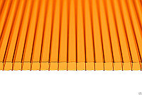 Поликарбонат 6 мм оранжевый 2,1x6м