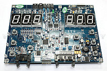 Плата контрольная с процессором для балансировочного станка СВ66 / HZ 08.200.023