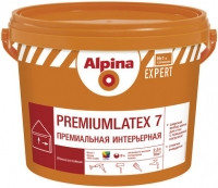 Краска Alpina EXPERT Premiumlatex 7 База 1 белая шелковисто-матовая высоконагружаемая латексная краска, 2.5 л - фото 1 - id-p78582935