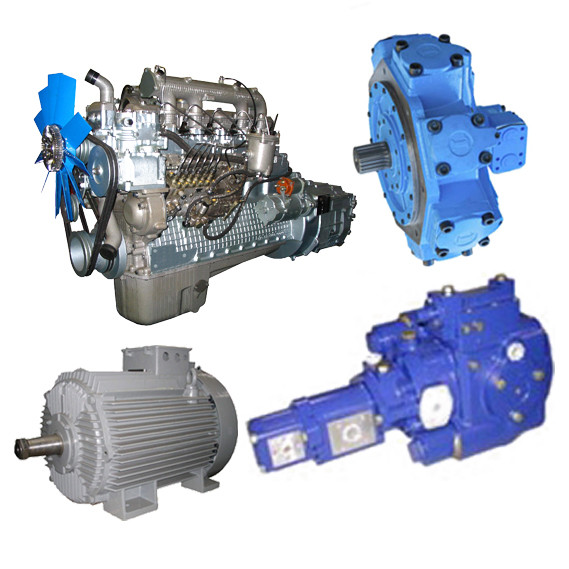 Двигатели дизельные и бензиновые, электрические, гидравлические станции и моторы