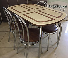 Стол кухонный Портофино с графическим рисунком