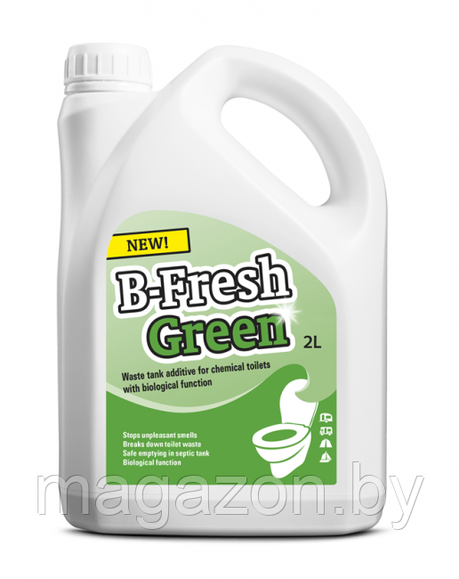 Жидкость для биотуалета Thetford B-Fresh Green (Би-Фреш Грин) 2л. - фото 6 - id-p42526981