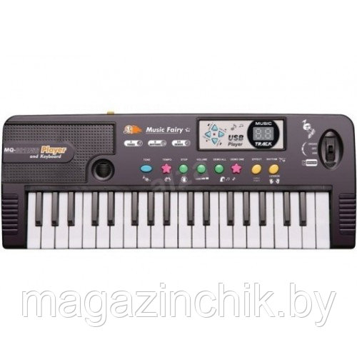 Детский синтезатор пианино c MP3 MQ-801 USB, с микрофоном, USB разъемом, 37 клавиш - фото 2 - id-p42712561